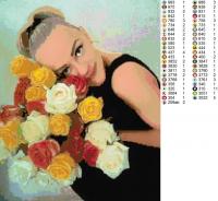 Картина со стразами на заказ 40x60